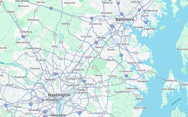 Service Area Map Image